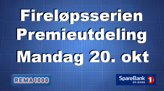 Premieutdeling Fireløpsserien